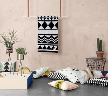 summer interior trends 2017, geometrics